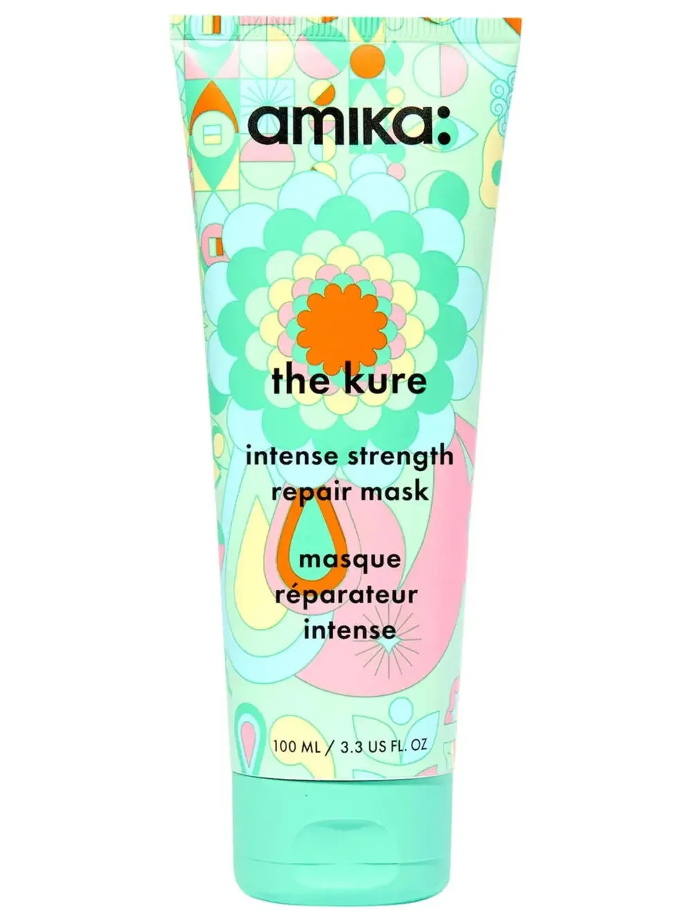 amika the kure intense bond repair mask, 100ml